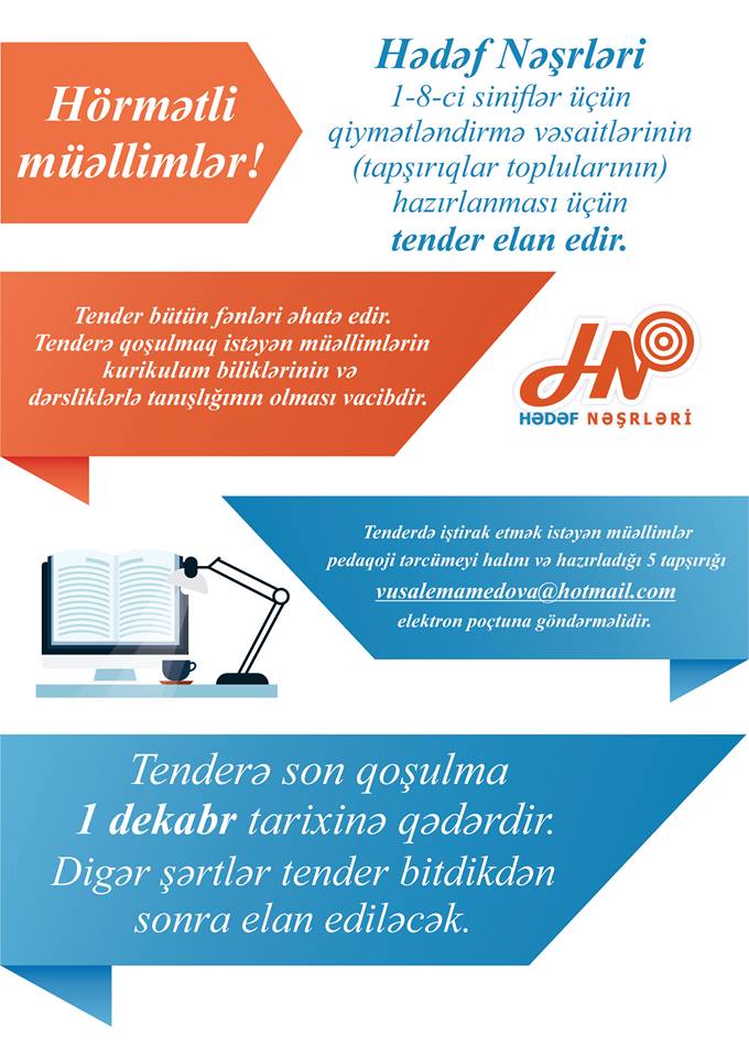 “Hədəf” Nəşrləri tender elan edir